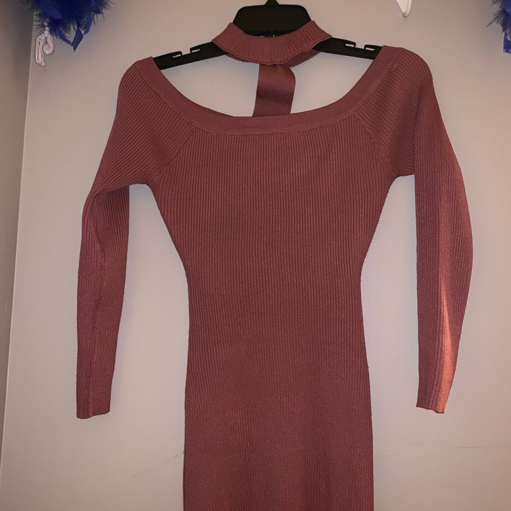 Blush Pink Tight Dress